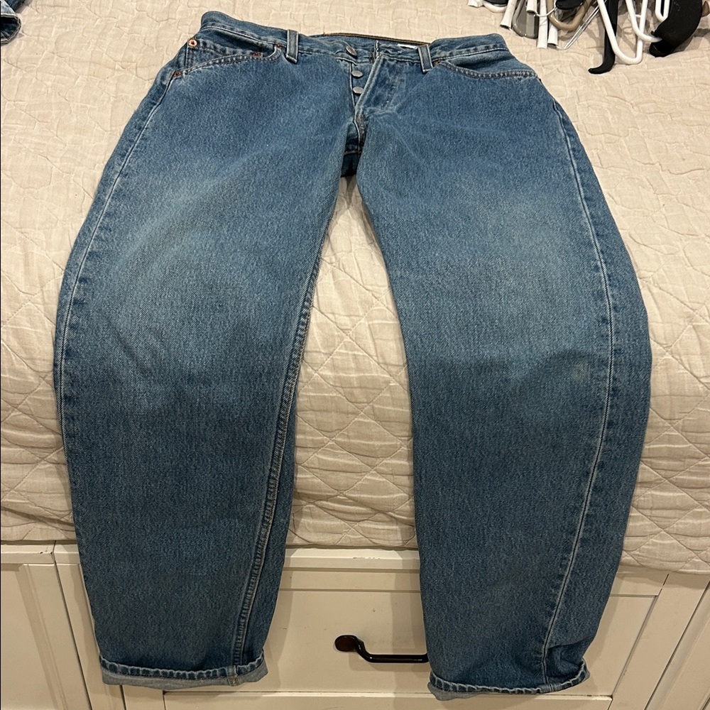 Levi's Blue Straight Leg Women's Jeans